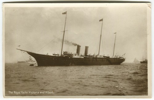 The royal steam yacht - royal,