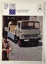 Vintage Mercedes Benz LP-LPK 808 Brochure Van Commercial 1970s Collectibles