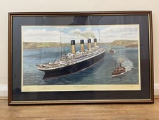 Simon Fisher The Titanic at Queenstown Limited Edition signed Millvina Dean