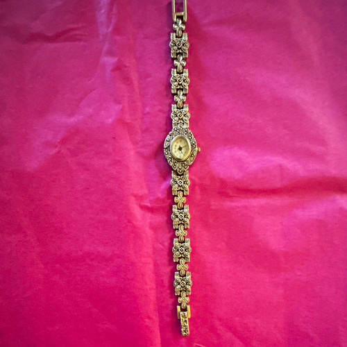 Vintage sterling marcasite - vintage,