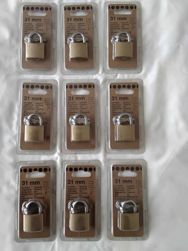 Job lot 31mm - 31mm, brass/steel