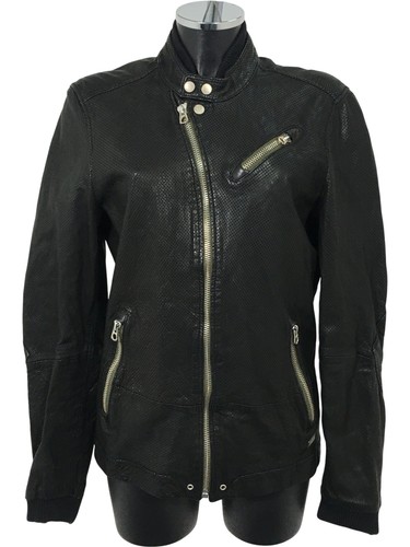 Diesel black lamb leather - black,