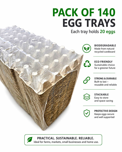 Pack 140 recycled cardboard - 140,