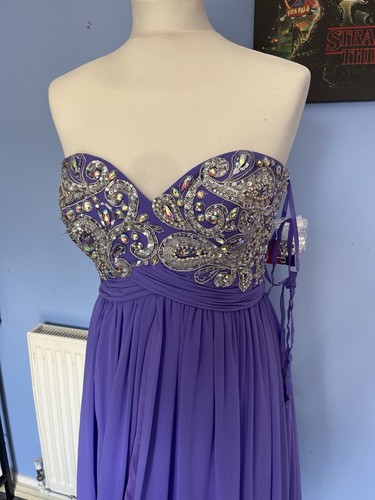 Lilac purple prom dress with - prom,