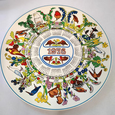 Wedgwood Calendar Plate Robin