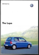 Volkswagen Lupo 2004-2005 UK Market Sales Brochure E, S, Sport & GTi
