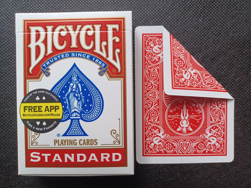 Bicycle gaff cards - bicycle, back