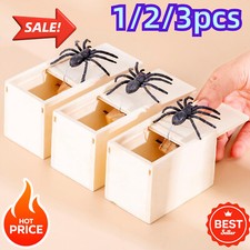 Prank Spider Box - Wooden
