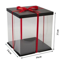 Large Clear Cube Favour Box