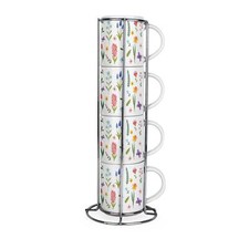 Spring Flowers Stacking Mugs