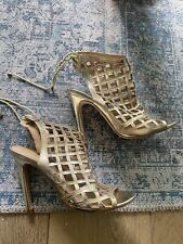 Women’s Gold Heels Size 4