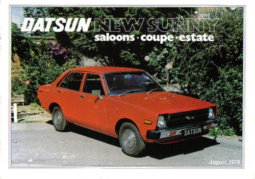 Datsun nissan sunny saloon - nissan,