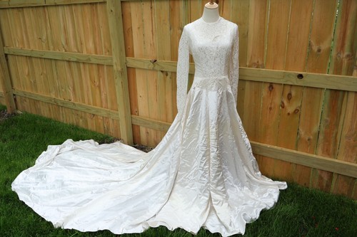 Vintage 40s 50s lace - 40s, wedding