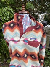 Patagonia Synchilla T-Snap  Pullover Fleece Men's - Retro Aztec Pattern Size S