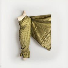 Women’s Yellowish Green Katan Saree