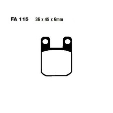 Pair pads ebc fa115 - pair, of