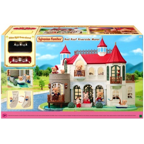 Sylvanian families red roof - families,