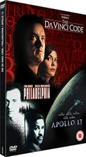 Apollo 13/Philadelphia/The Da Vinci Code DVD Drama (2007) Tom Hanks