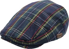 Men Scottish Tartan Flat Cap