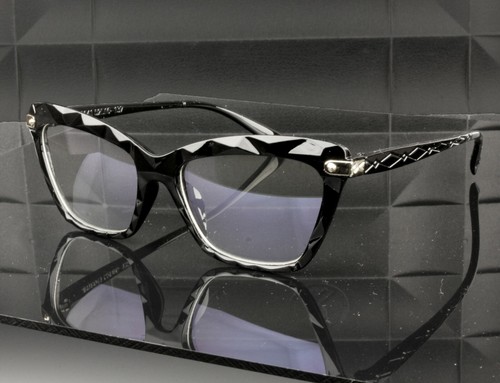 Womens clear lens crystal - lens,