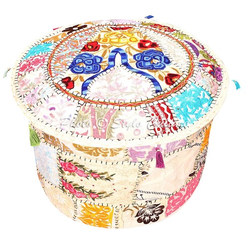 Hippie gypsy pouf ottoman - hippie,