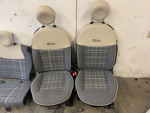 Fiat 500 seats - fiat, interior