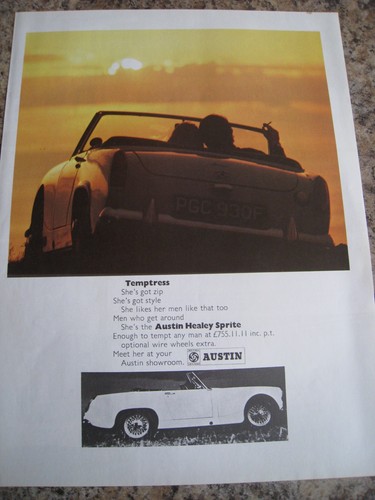 Austin healey sprite temptress - healey,