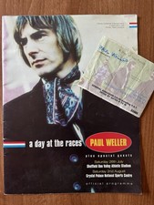 Paul Weller 1997 Tour Programme And Ticket - A Day At The Races