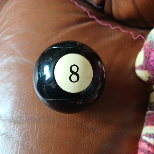 Billiard ball black vintage - billiard,