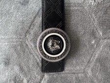 Versace Medusa Leather Belt