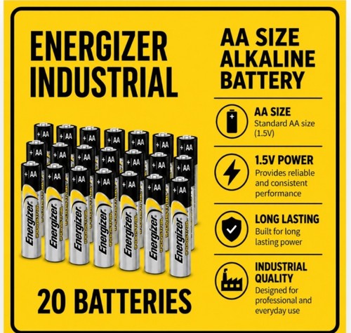 Energizer industrial aa - x,