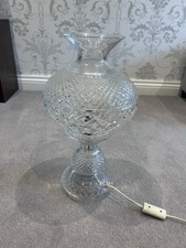 Waterford Crystal Inishmaan/Inishmore Lamp Cut Glass Hurricane Light