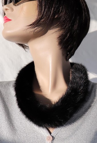 Mink scarf fur chain collar - fur,