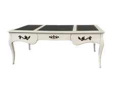 Arighi Bianchi Grenelle French Painted Writing Desk with Leather Inlay RRP £4965