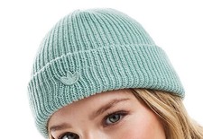 ADIDAS ORIGINALS ADICOLOR SHORT BEANIE HAT OSFW HAZY GREEN LAST ONE NEW