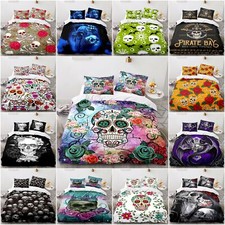 Skull Skeleton Bedding Set
