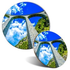 Mouse Mat & Coaster Set - Viaduct Railway Bridge  #2056