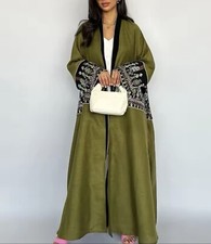 Women Abaya Embroidery Kimono