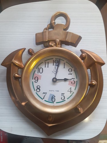 Vintage ships anchor brass - ships,