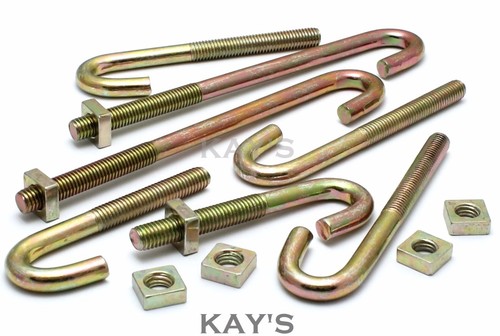 Hook bolts square - m8,