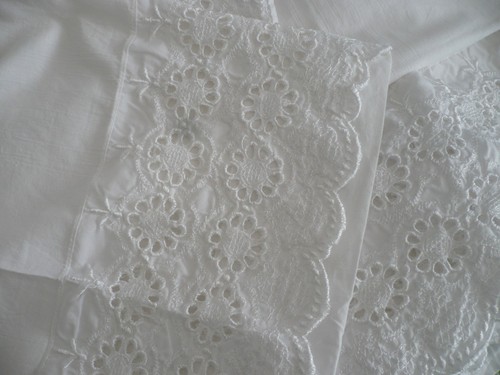 Vintage style embroidered lace - vintage,