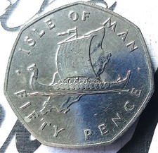 1976 Isle of Man large 50p