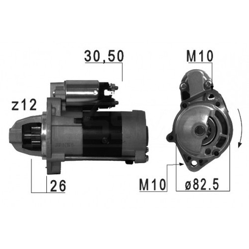 Starter motor for - starter,