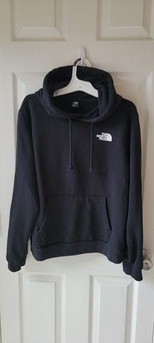 Black north face hoodie - black,