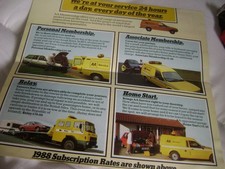 AA Membership Leaflet 1988