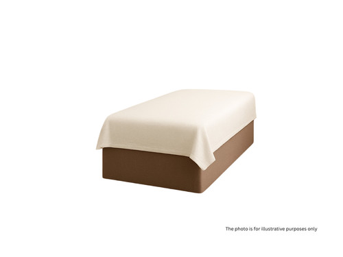 Single divan bed base mink - base,