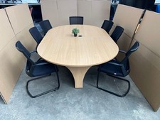 Round Edge Meeting Table With