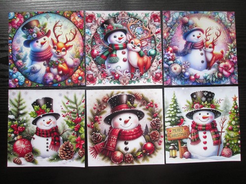 Festive christmas snowman - ,