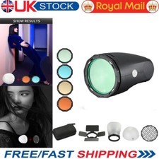 Round Head Cover Shade Flash Accessory Kit For Godox V1 AD300 AD200 AD600 UK
