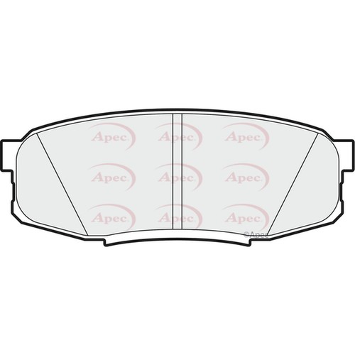 Brake pads set for - pads, land